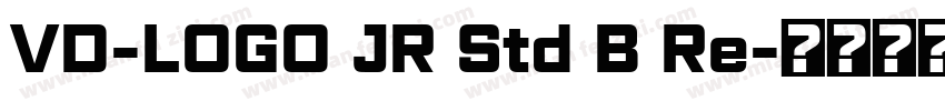 VD-LOGO JR Std B Re字体转换